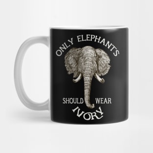 Elephants ivory Mug